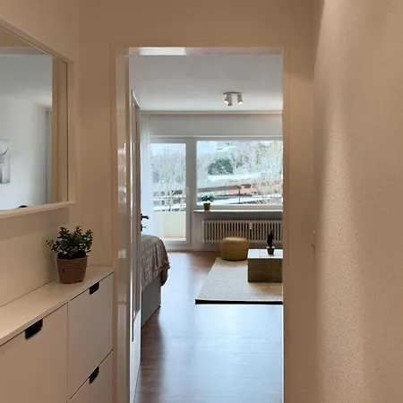 Schwarzwald-studio Mit Sonnenbalkon Naehe Grillplatz 아파트