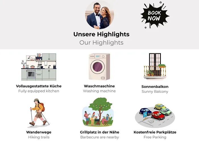 Appartement Schwarzwald-studio Mit Sonnenbalkon Naehe Grillplatz